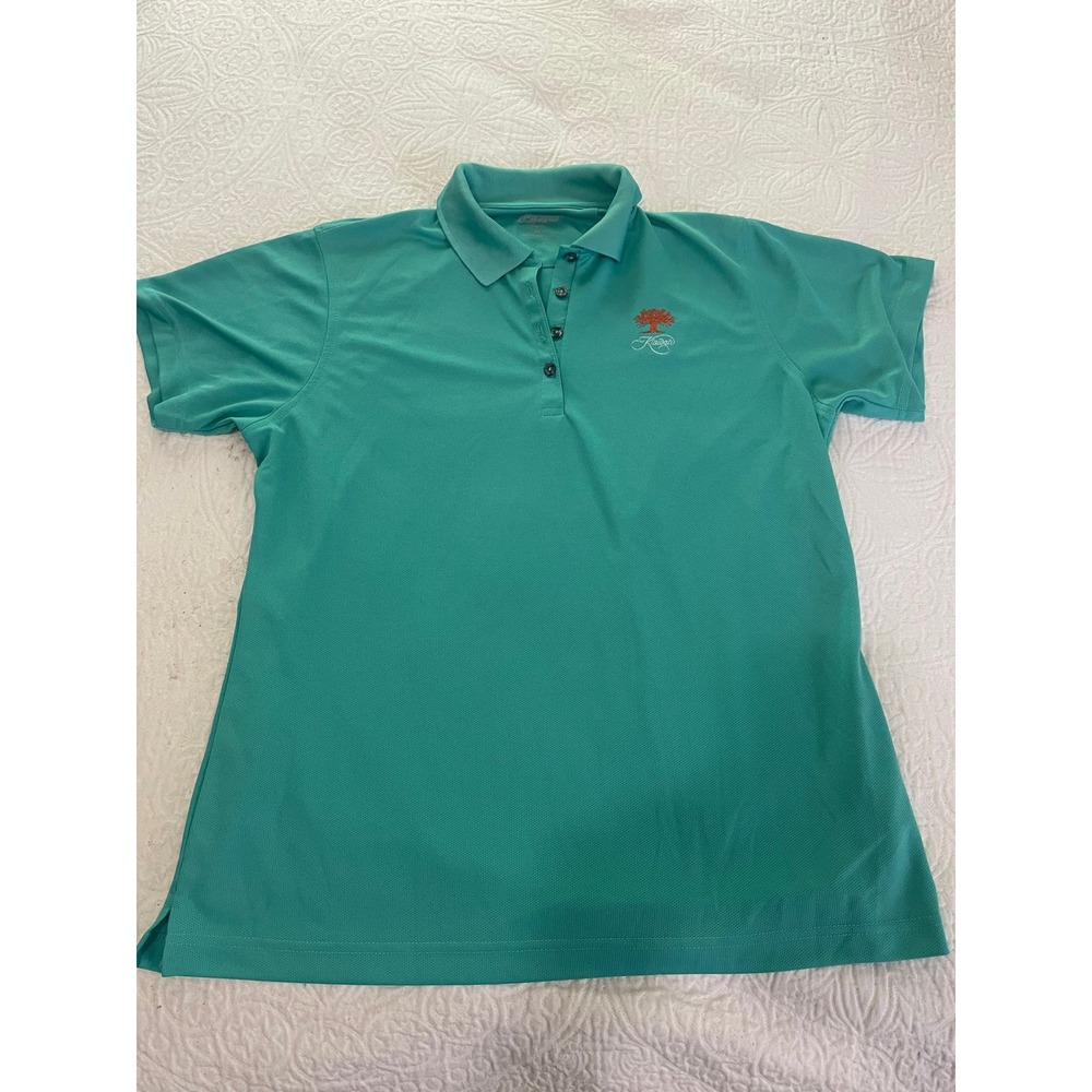 Paragon Ladies Kiawah Island Golf Polo Shirt Teal Green XL Style 104